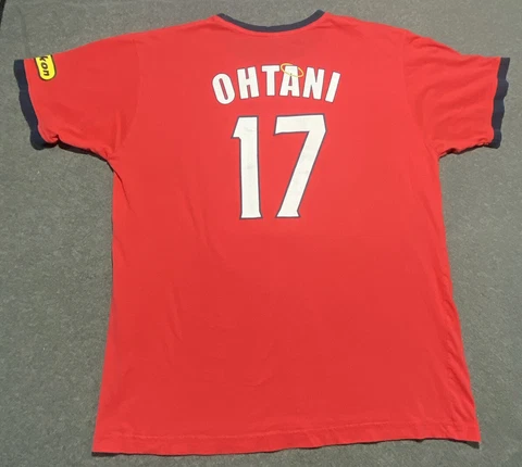 SHOHEI OHTANI California Angels Anaheim MLB Size XL SGA jersey-style shirt Cover