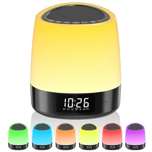 White Noise Sound Machine with 34 Sleep Sounds 8 Colors Night Light, Battery ... - Picture 1 of 7