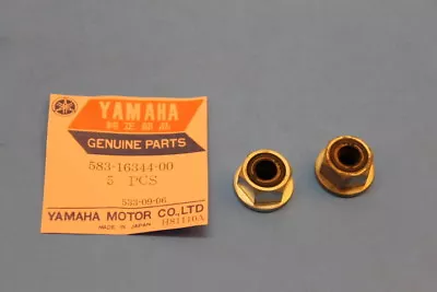  NOS TUERCA DE AJUSTE YAMAHA DT100 DT175 DT250 CON SELLO CANTIDAD 2 PIEZAS# 583-16344-00-00 Foto 1 de 4