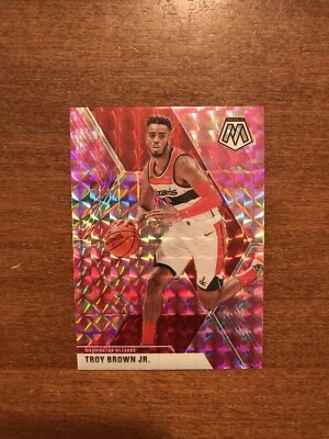Troy Brown Jr. 2019-20 Mosaic Pink Camo #162 Oregon Ducks Lakers Wizards - Image 1 of 4