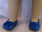Royal Blue Pom Shoes fit American Girl Doll 18 Inch Clothes Seller lsful