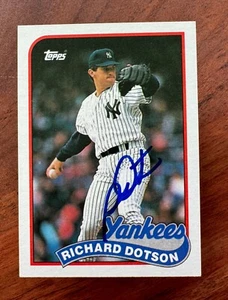 Richard Dotson 1989 Topps #511 Autographed Card - Picture 1 of 1