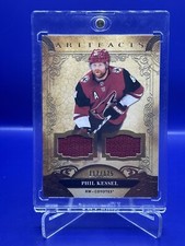 PHIL KESSEL 2020-21 UPPER DECK ARTIFACTS DUAL GAME USED JERSEY RELIC 117/175