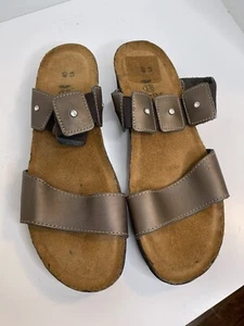 Sandalias Naot Ashley Slide Zapatos Cómodos Cuero Cobre Estrás Talla 40 9 - Imagen 1 de 12