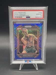2022 UFC Prizm - Sean O’Malley - Blue Shimmer - FOTL - #’d 2/10 - PSA 10  - Picture 1 of 12