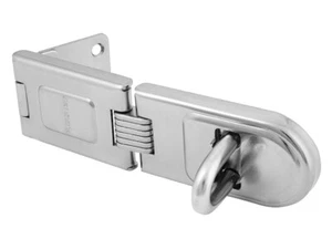Master Lock Forgé Acier Simple à Charnière Moraillon 160mm MLK720 - Picture 1 of 1