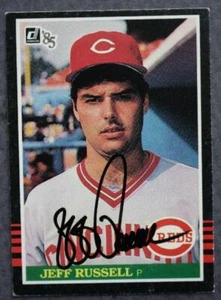 Cincinnati Reds Star Jeff Russell signed autographed 1985 Donruss baseball card- - Picture 1 of 1