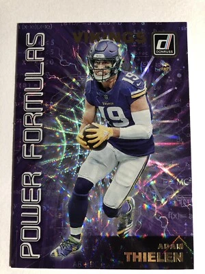 Adam Thielen 2019 Donruss Power Formulas Insert SP # PF-10 Minnesota Vikings - Image 1 of 2