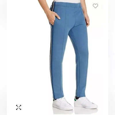 Pantalones deportivos Burberry Joggers Nickston a rayas laterales en azul Foto 1 de 4