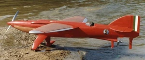 Piaggio-Pegna PC.7 Experimental Seaplane Racer Aircraft Wood Model Free Shipping - Picture 1 of 1