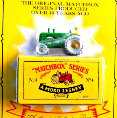 Matchbox Originals No:4 MASSEY HARRIS Tractor w/ Driver Limited Edition MIB  - Image 1 of 4