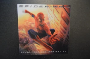 Spider-Man Hologramm 4 3/4" quadratisches Bild "Musik aus und inspiriert von" Comic - Bild 1 von 1