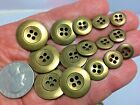  New lots of  Brass Metal finish Buttons sizes 5/8 7/8 &13/16  #ABL
