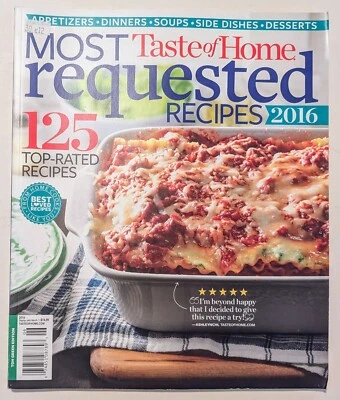 Taste of Home - Winter 2016 - Most Requested Recipes (Bagged/Boarded) - Image 1 of 4