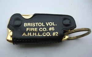 Cuchillo de bolsillo multiherramienta vintage años 80 A.H.H.L.Co Bristol Pa. Departamento de bomberos #2 - Imagen 1 de 6