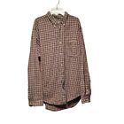 Polo Ralph Lauren Flannel Shirt Button Down Plaid Pattern Size XL