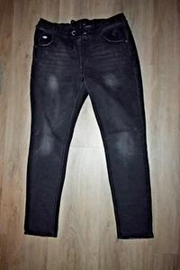 KangaROOS Jeans Damen Hose Jeanshose Gr. W30 Schwarz Tunnelbund Schlupfhose - Bild 1 von 5