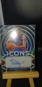 TAYSHAUN PRINCE DETROIT PISTONS 2023-24 Spectra Icons Auto #'D 06/10 SSP RARE! - Bild 1 von 2