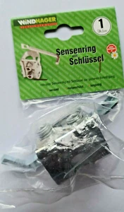 Windhager Sensenring mit Schlüssel : verzinkt - rostgeschützt - langlebig - Bild 1 von 2