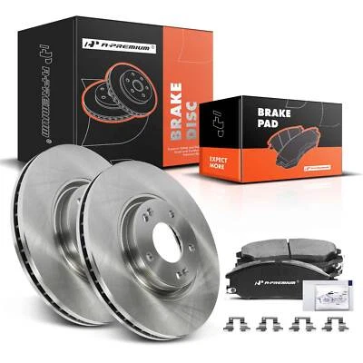 Передние дисковые тормозные диски и керамические тормозные колодки для Kia Amanti 04-06 Hyundai XG350 - Изображение 1 из 4