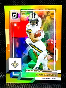 2022 Donruss Premium - MARK INGRAM #248 - Gold Press Proof Holo Prizm - SAINTS - Picture 1 of 2