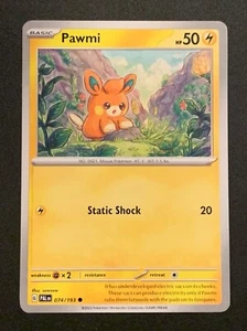 Pawmi | 074/193 | Común | Escarlata y Violeta - Paldea Evolved | Juego de cartas coleccionables Pokémon - Imagen 1 de 3