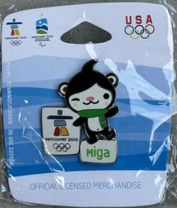 Olympiade Vancouver 2010 Pin Maskottchen Miga Milan Cortina - Bild 1 von 2
