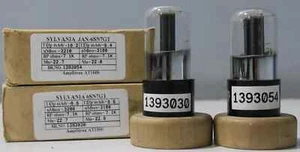 JAN-6SN7GT Sylvania Clear Glass Amplitex Tested Qty 1 MP #1393054 1393030 - Picture 1 of 8
