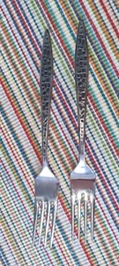 Viners 2 Mosaic Cutlery Dessert Salad Fork 18.5mm 7.25" - Picture 1 of 7