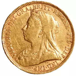 Great Britain Victoria London Mint Gold Sovereign 1893 KM# 785 (15279) - Foto 1 di 2