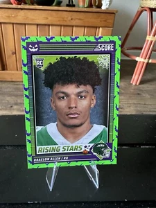 2024 Score Braelon Allen #5 Rising Stars Bats & Rookies Base Lot x2 RC - Picture 1 of 4
