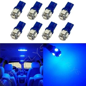 8x Azul T10 168 194 2825 W5W 5 SMD LED Cúpula Mapa Carga 8xM2 - Imagen 1 de 6
