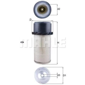 MAHLE Filter Motorluftfilter Luftfilter LX 649 passend für Land Rover 88/109 LR_ - Bild 1 von 1