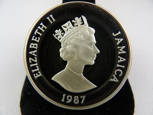 1987 Jamaica 25 Dollar Silver Proof Coin - 25 Years Independence (2) - Picture 1 of 8