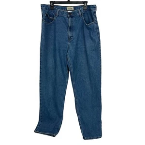 L.L. BEAN Men’s Blue Jeans Sz W38”/Inseam 34” Actual Inseam 33.5” Relaxed Fit - Picture 1 of 9