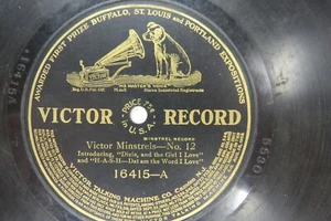 Victor Minstrels - VICTOR 16415 - Victor Minstrels No. 12 & 13 - Picture 1 of 2