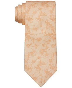 Michael Kors Men's Tonal Textured Botanical-Print Tie One Size NWT - Picture 1 of 2