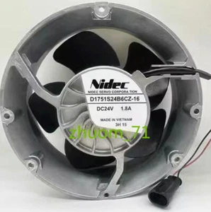 1PC Nidec D1751S24B6CZ-16 DC24V1.8A ABB Inverter fan - Picture 1 of 3