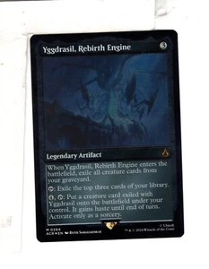 MTG SkeenAB Yggdrasil Rebirth Engine ETCHED from ACR. NM. - Picture 1 of 2