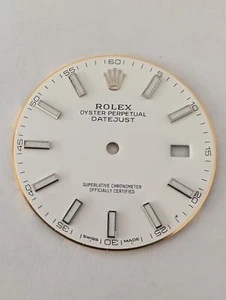 ROLEX OYSTER PERPETUAL DATEJUST 41MM WHITE DIAL - EXCELLENT CONDITION 126300 - Picture 1 of 2