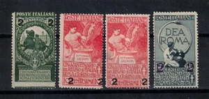 s573421 ITALIEN KÖNIGREICH POSTFRISCH * 1921 Überdruckt 3v +1v ( #100 x2) Sachsen 99/101 - Bild 1 von 2