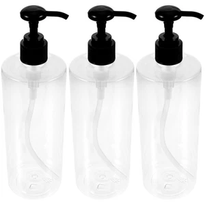 3 PCS Press Pump Bottle Body Wash Bottles Shower Empty Dispenser - Picture 1 of 12
