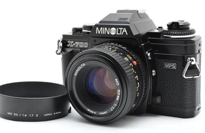 [Perto de ESTADO PERFEITO com Capuz] Minolta Nova Câmera de Filme 35mm Lente MD 50mm F1.7 JAPÃO - Imagem 1 de 4