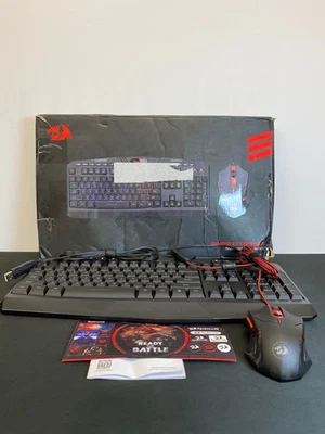 Redragon S101-3 Black Wired 2 In 1 Gaming Keyboard And Mouse Combo - Image 1 of 4