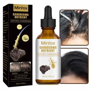 1PCS Anti-Greying Hair Serum Organic Ganoderma Nutrient Natural Darkening 30ml - Picture 1 of 10