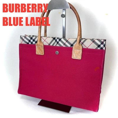 Burberry Blue Label Nova Check Canvas Tote Bag Beige #EK ZHA - Image 1 of 4
