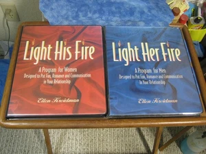 LIGHT HIS FIRE Light Her Fire 12 Cassette Program For Couples Set Of 2 Kreidman - Picture 1 of 3