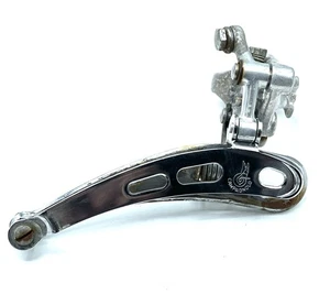 Campagnolo Record Front Derailleur On Bottom Pull Campy 3 Hole Vintage Campy - Picture 1 of 10