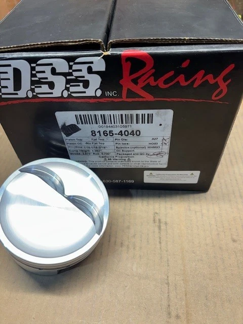 雪佛兰 SBC 396 锻造盘 -5cc 平顶 DSS SX 活塞。 4.040孔 — 第 1/1 张图片