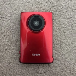 Kodak mini ZM1 Video Camera Micro SD - Zm1 - mint condition TESTED RED FREE SHIP - Picture 1 of 4